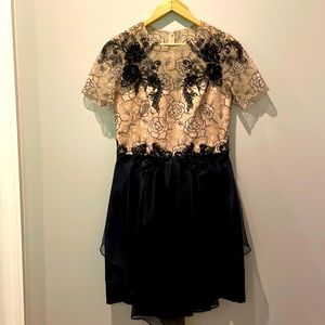 Modern and gorgeous Marchesa Notte dress